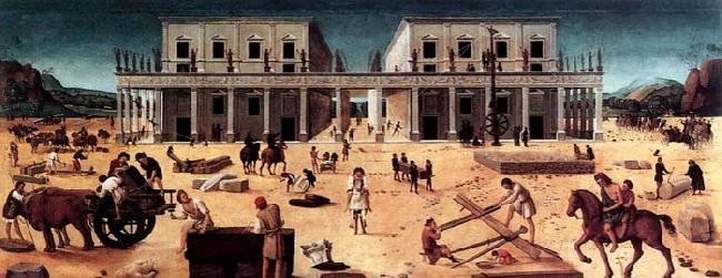 Piero di Cosimo The Building of a Palace